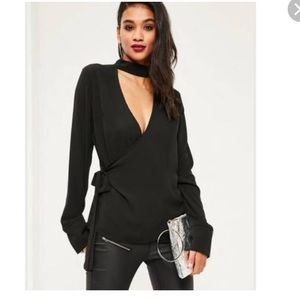 Misguided wrap top